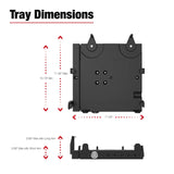 RAM Mount RAM No-Drill Laptop Mount for Dodge Durango  Jeep Grand Cherokee [RAM-VB-186-SW3]