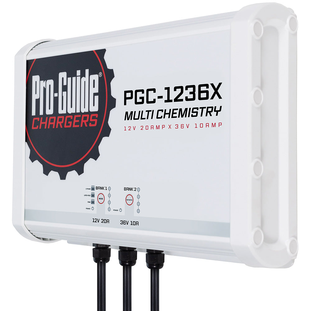 Pro-Guide 2 Bank On-Board Battery Charger - (1) 12V / (1) 36V - 30-Amp [PGC-1236X]