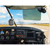 RAM Mount Suction Cup Mount w/Dark Green Sun Visor - 50% Tint [RAM-B-166-326-VIS-G1U]