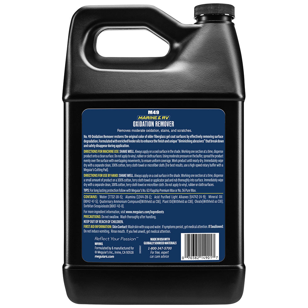 Meguiar's #49 Mirror Glaze HD Oxidation Remover - 1 Gallon [M4901]