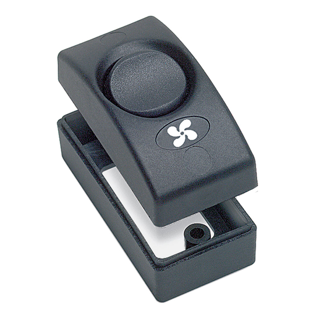 Marinco Countour 1100 Series Single Interior Switch - On/Off - Black [1100-BK]