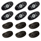 RIGID Industries A-Series Rock Light Kit - 6 Cool White Lights - Black [400253]