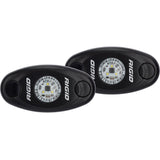 RIGID Industries A-Series Black Low Power LED Light Pair - Neon White [482023]