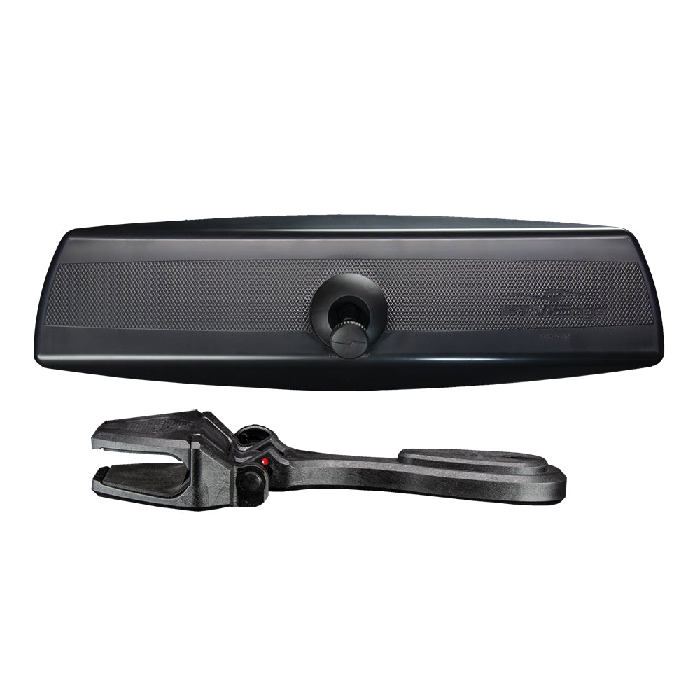 PTM Watersports Mirror/Bracket Kit w/VR-140 PRO Mirror  CFR-200 (Black) [P12848-250]