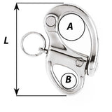 Wichard 2" Snap Shackle w/Fixed Eye - 50mm [2471W]
