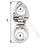 Wichard HR Quick Release Snap Shackle With Large Bail - 80mm Length - 3-5/32" [2773W]