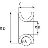 Wichard FRX25 Friction Ring - 25mm (63/64") [22517W]