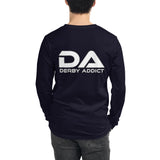 Derby Addict - Center Chest Logo, Long Sleeve Tee