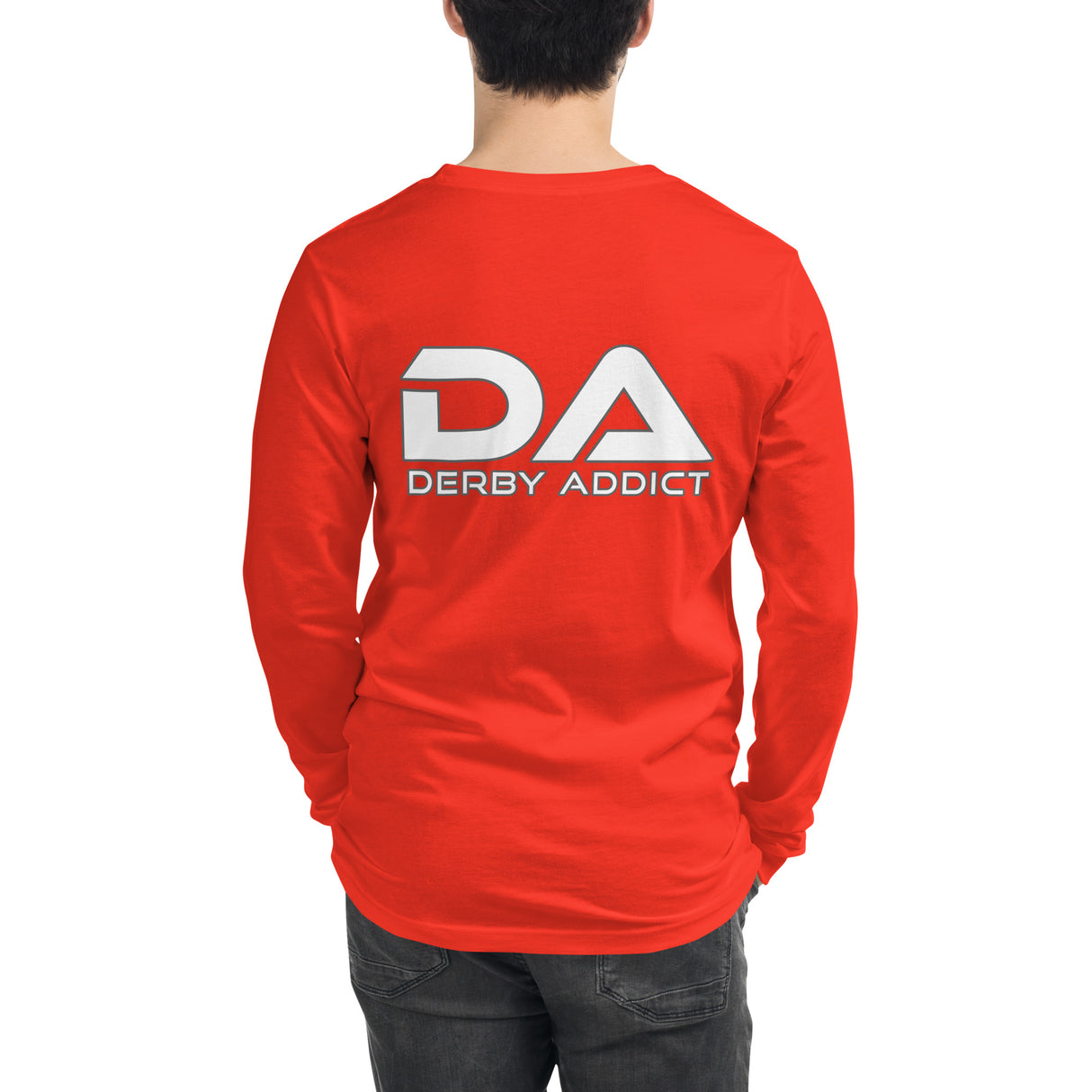 Derby Addict - Center Chest Logo, Long Sleeve Tee