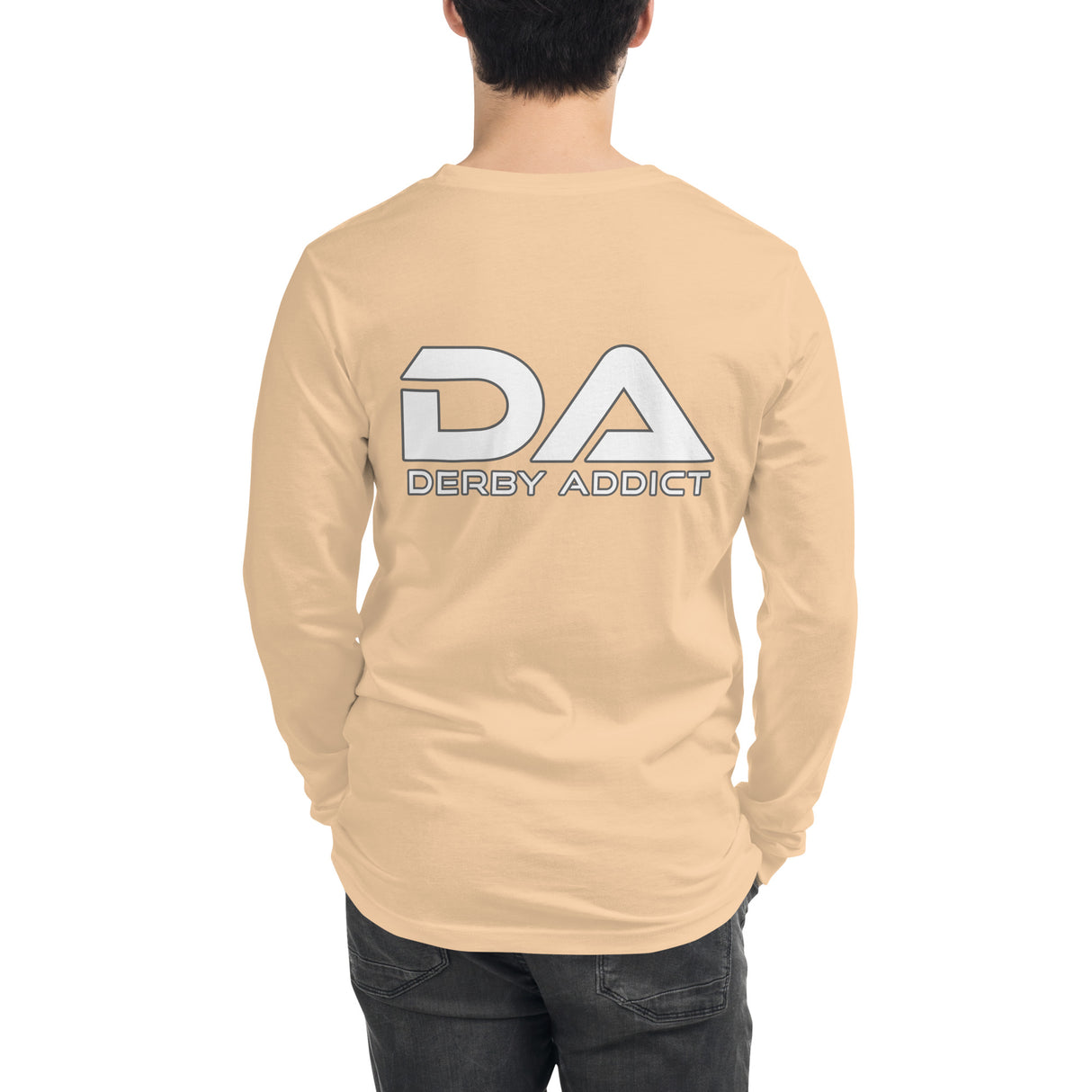 Derby Addict - Center Chest Logo, Long Sleeve Tee