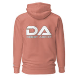 Derby Addict, Center Chest, Premium Hoodie