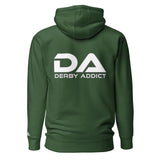 Derby Addict, Center Chest, Premium Hoodie